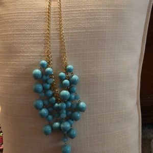 Aqua blue necklace